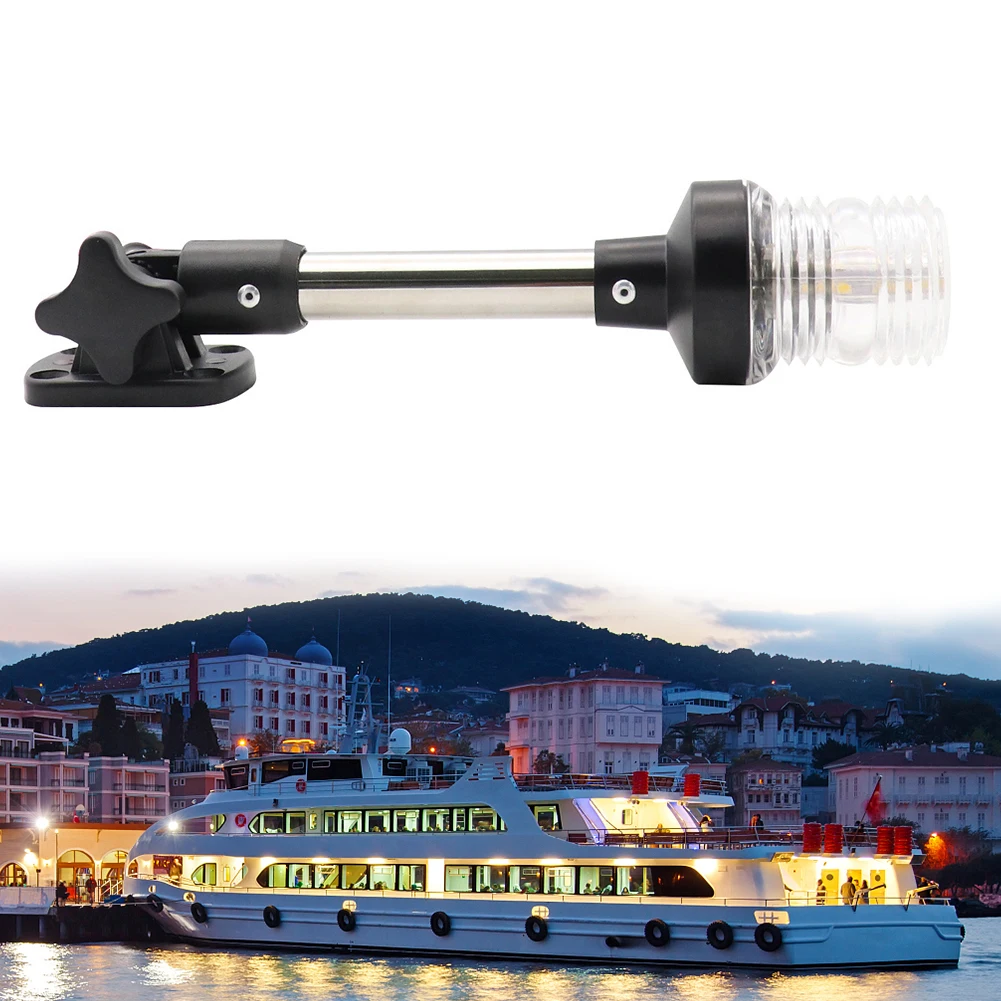 

9-дюймовый складной светодиодный навигационный светильник для яхты, лодки, подвесной Якорный светильник постоянного тока 12 В Pactrade, сигнасве...