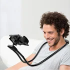 Универсальный кронштейн для селфи для телефона, нескользящий держатель на шею под змею, вращение на 360 градусов, Гибкая подставка