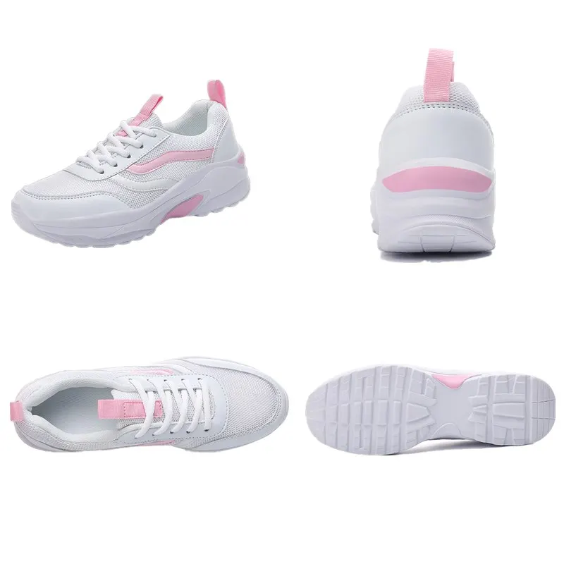 Женские кроссовки светильник дышащая сетчатая обувь для бега женская