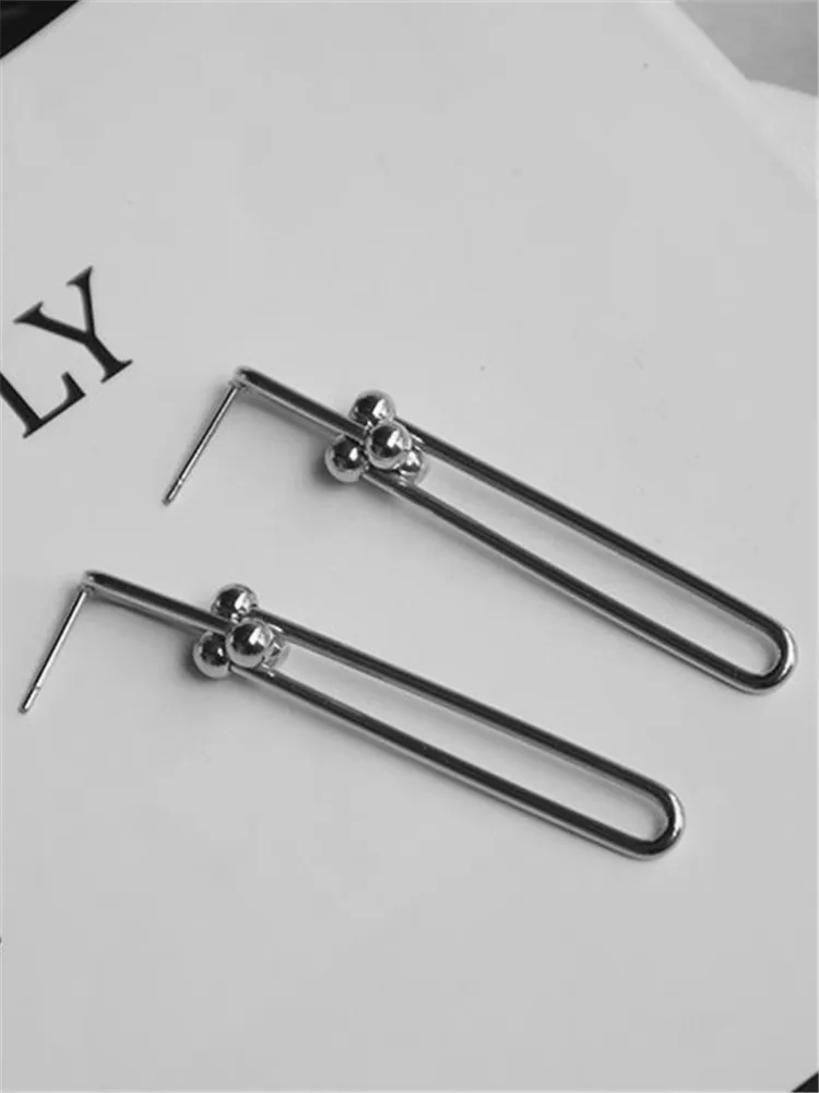 Серьги-гвоздики kshmir U-образные с металлическим шаром пряжка подковы 2020 |