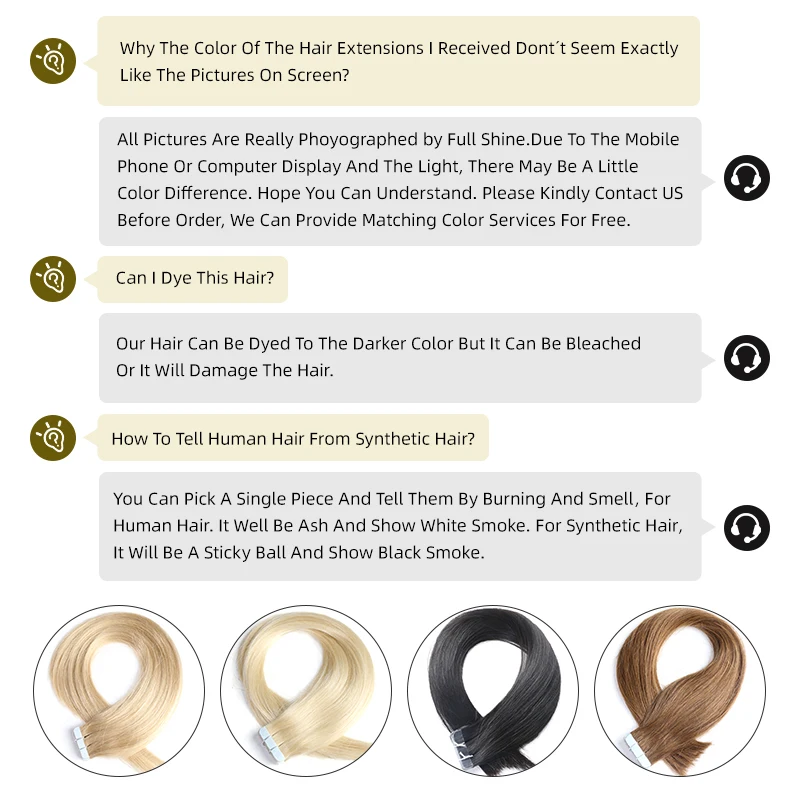 QHP волосы Remy человеческие для наращивания 2g/stand 20шт./упак. лента в волосах уток