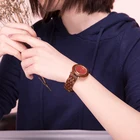 Часы наручные BOBO BIRD женские, простые кварцевые, с деревянным ремешком, подарок для девушки