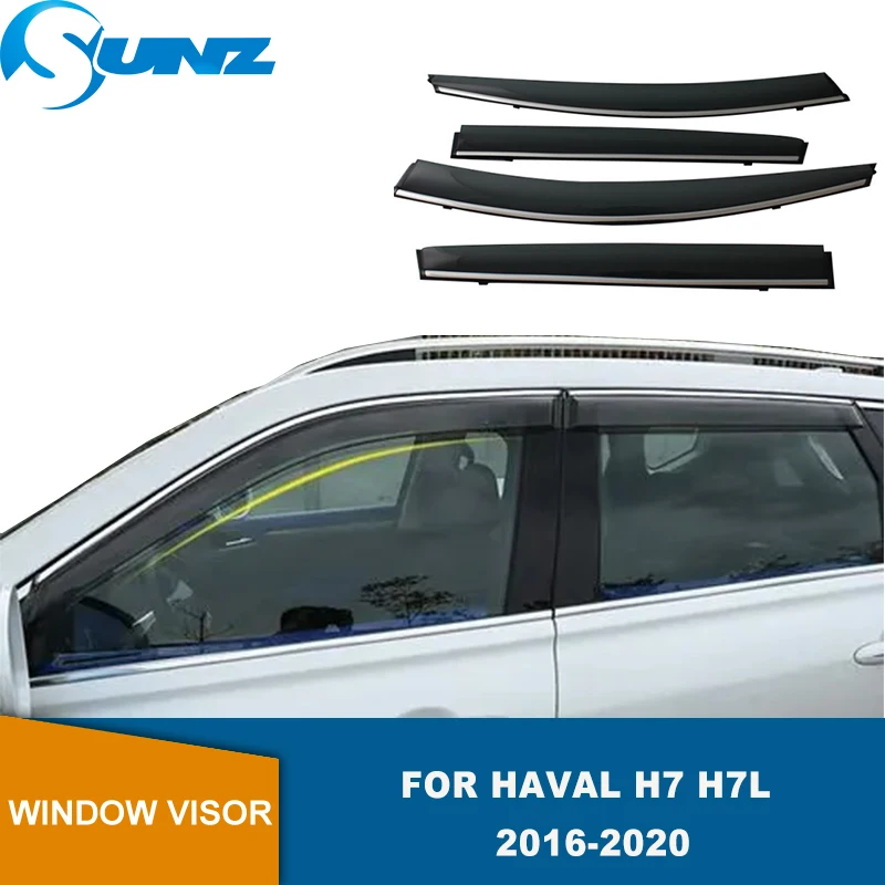 

Window Rain Guards For Great Wall Haval H7 H7L 2016 2017 2018 2019 2020 Window Visor Car Wind Shield Sun Rain Visors SUNZ