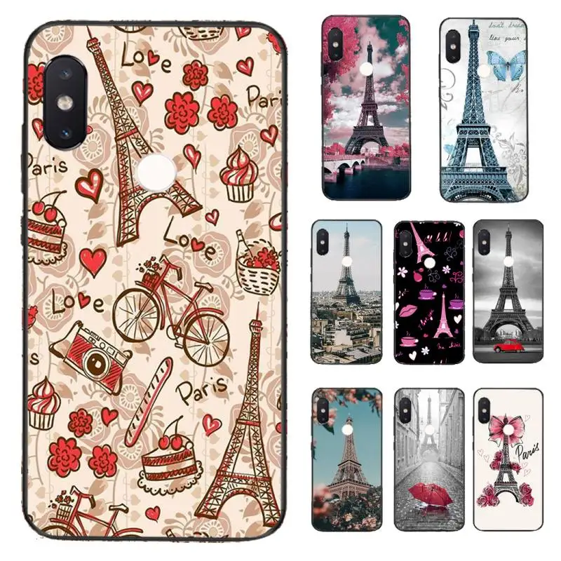 

Yinuoda Eiffel Tower Paris Phone Case Cover for Xiaomi Redmi 5 5Plus 6 6A 4X 7 7A 8 8A 9 Note 5 5A 6 7 8 8Pro 8T 9