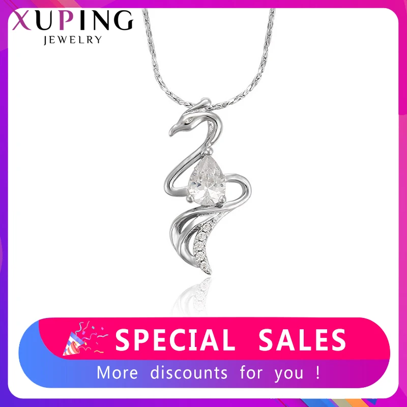Xuping модный серпантин кулон с родиевым цветным покрытием ювелирные изделия для