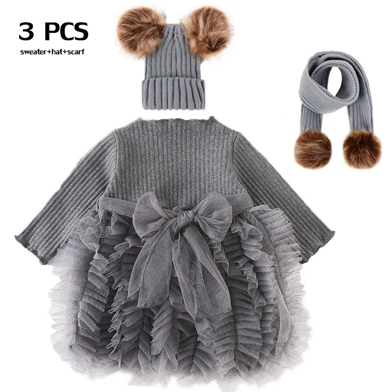 Новинка 2020 Рождественский свитер для девочек зимнее платье осенняя Корейская