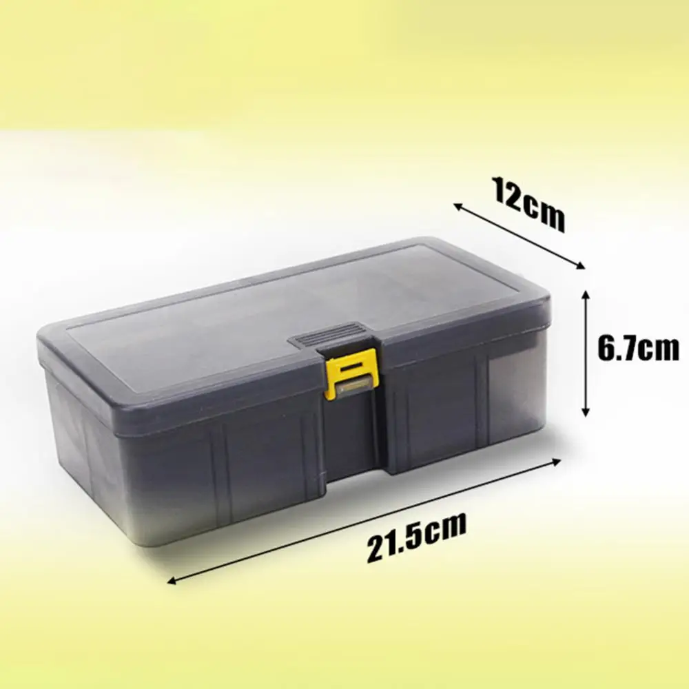 55% Discounts Hot! Waterproof Plastic Double Layer Fishing Tackle Lures Hook Bait Box Storage Case