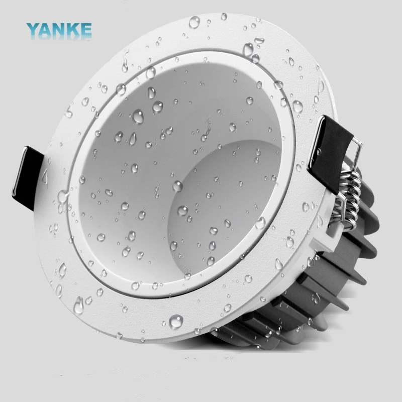

220v waterproof downlight led recessed ceiling spotlight toilet bathroom shower room bathing moisture-proof fog 10w 15w