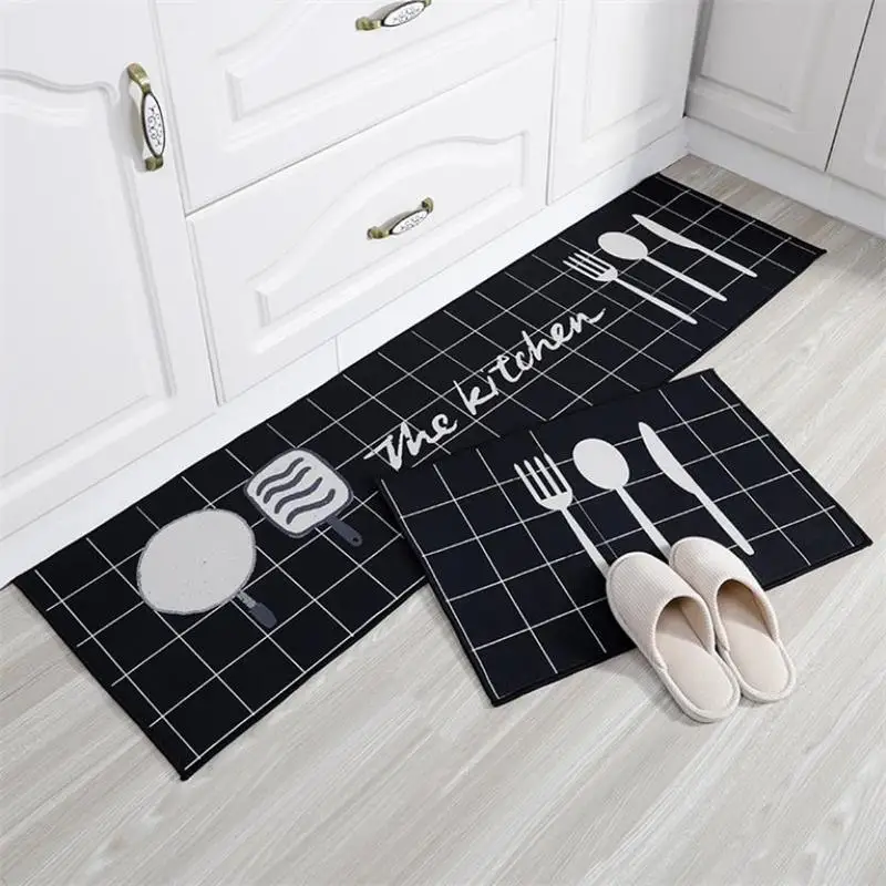 Cartoon Kitchen Carpet Non-Slip Mat Area Rugs Absorbent Living Room Bathroom Bath Entrance Doormat Floor Rug | Дом и сад