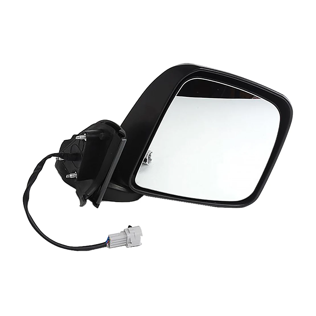 Черное автомобильное переднее правое электрическое боковое зеркало заднего