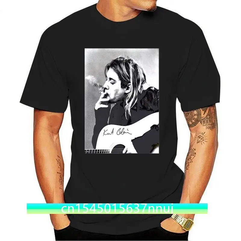 

Kurt Donald Cobain Men Black T shirt Tee S-3XL(1)