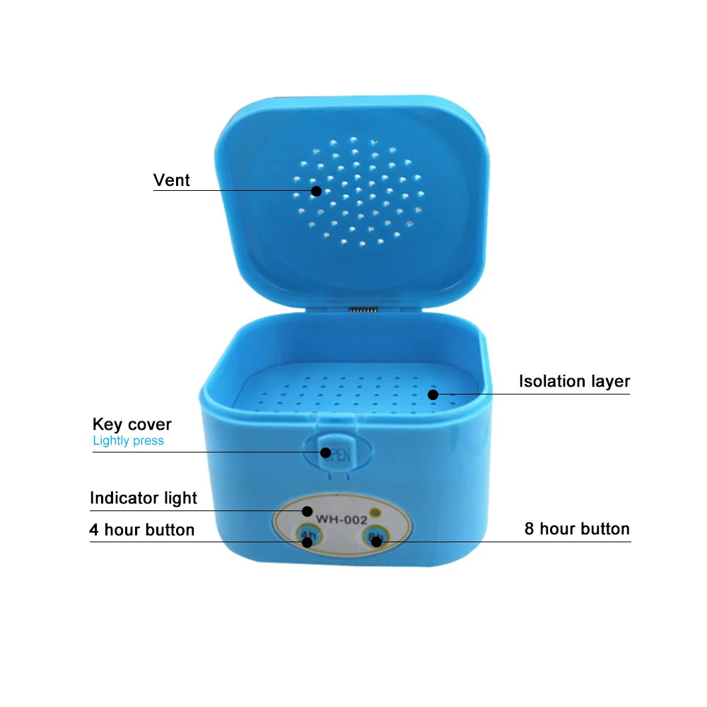 Осушитель слухового аппарата сухая коробка с защитой от УФ дезинфекции