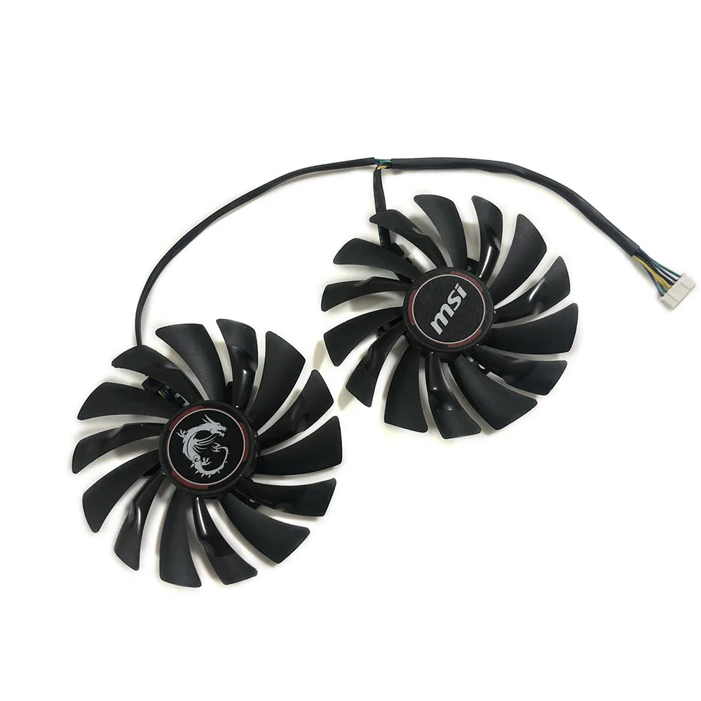 

PLD10010B12HH PLD10010S12HH GPU Fan For MSI RX480/580/470/570 GTX950/960/970/980/1060/1070/1080/1080Ti R9 290X/280X/270X Cooling