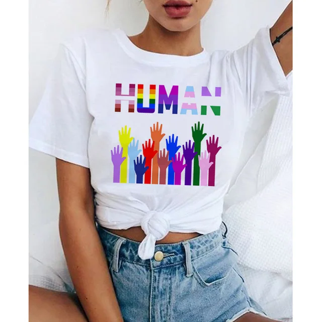 Женская рубашка Love Wins Радужная футболка для лесбиянок с надписью Is женская