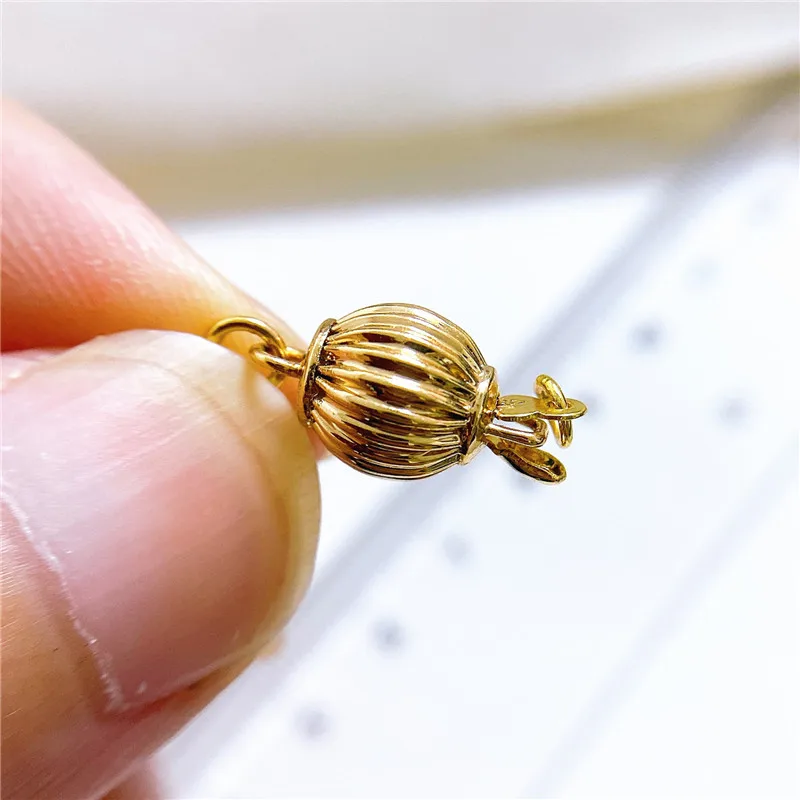 Медные застежки с позолотой 18 карат DIY жемчужины ювелирные изделия