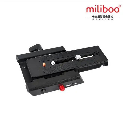 

Miliboo Quick release plate MYT804 fluid head Accessory with 1/4 '' and 3/8 '' screw