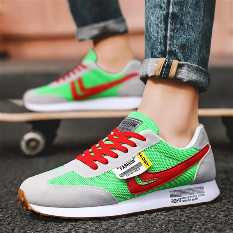 

Men's Casual Shoes Fashion Sneakers for Men Flat Shoes Trend Comfort Shoes Men's Breathable Mesh Movement Tzapatos De Hombre