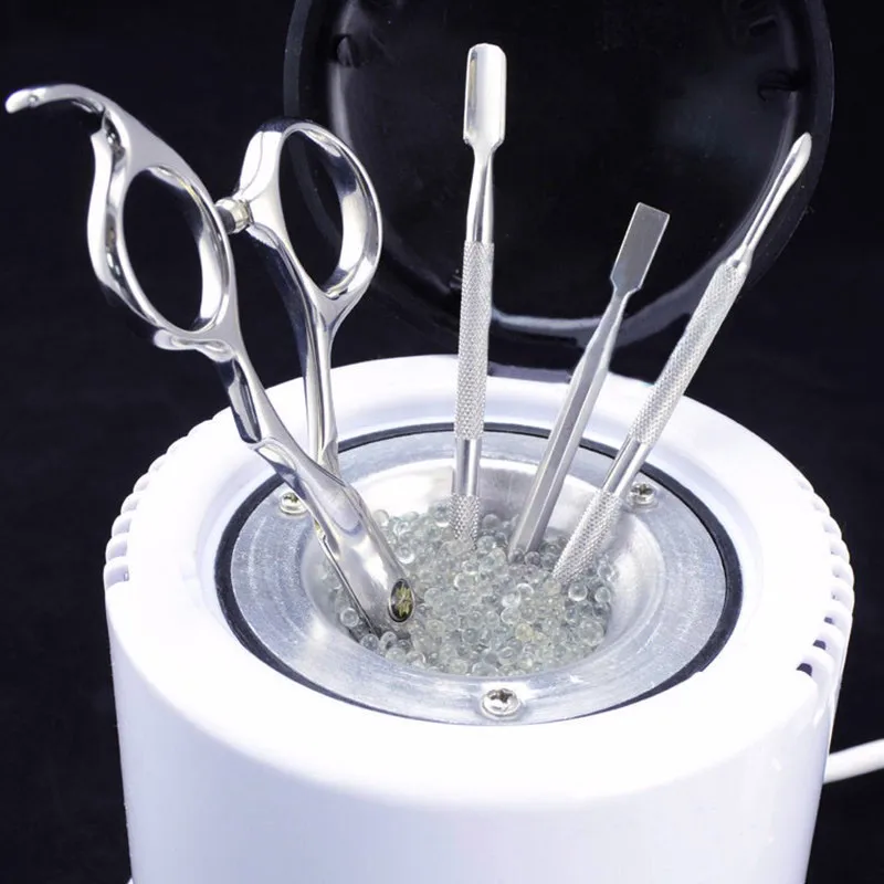 

Nail Art Sterilizer High Temperature Scissors Sterilizer Cup for Household Convenient Sterilizer Tool Glass Ball Manicure Tools