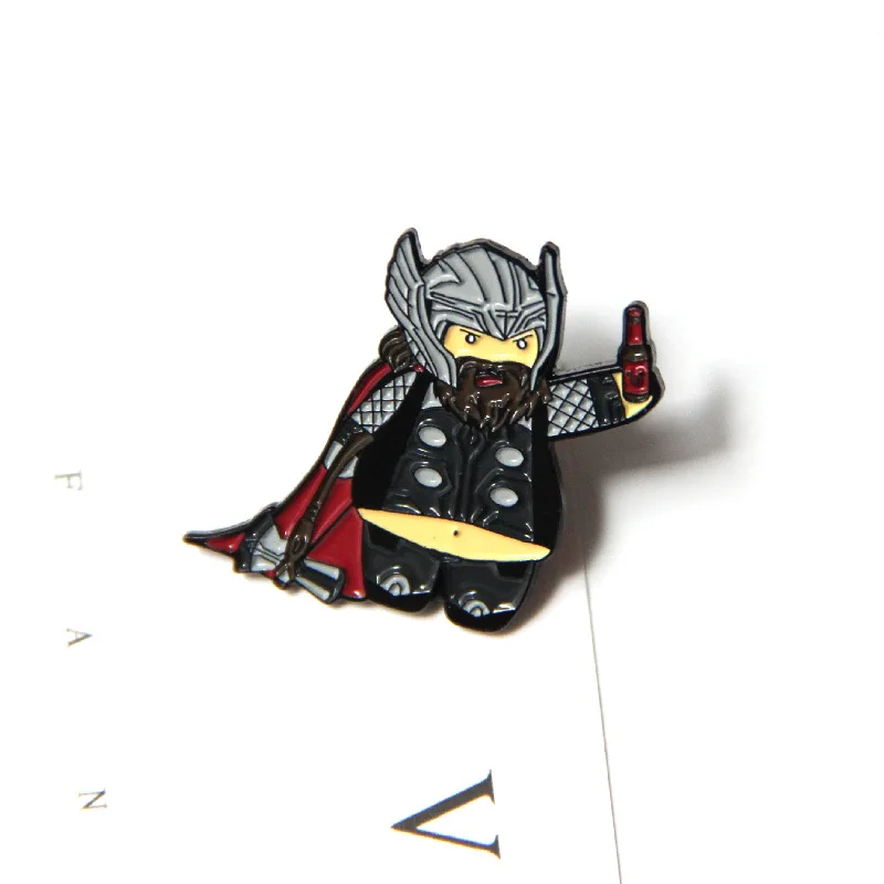 

Fat Thor Pin Brooch for Movie Fans Ornament Gift Part