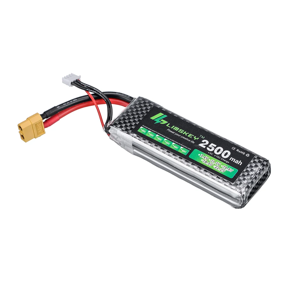 Аккумулятор 3 шт./лот 3S 11 1 В 2500 мАч 40C LiPo аккумуляторная батарея XT60/T/JST/EC5 для
