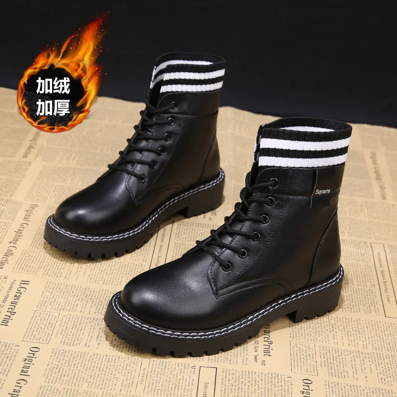 Женские ботинки в британском стиле сапоги Челси для восстановления локомотивные