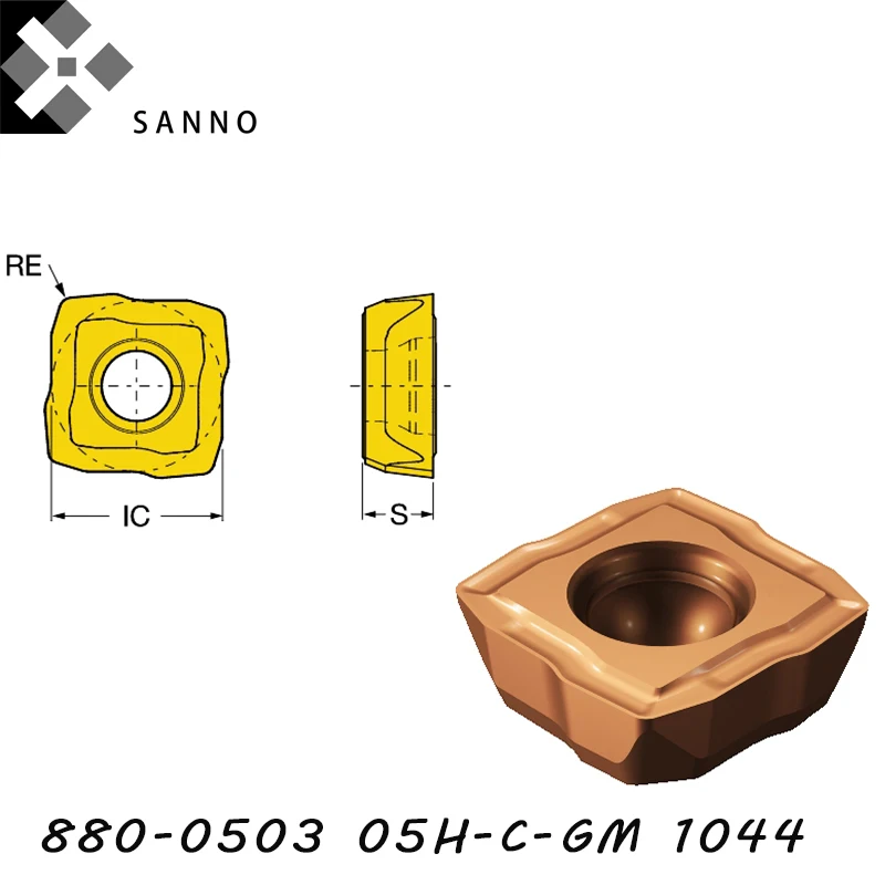 Бесплатная доставка 880 0503 05H C GM 1044 0503w05h P GM4024 W05H 4344 coro вставки для дрели cnc карбид