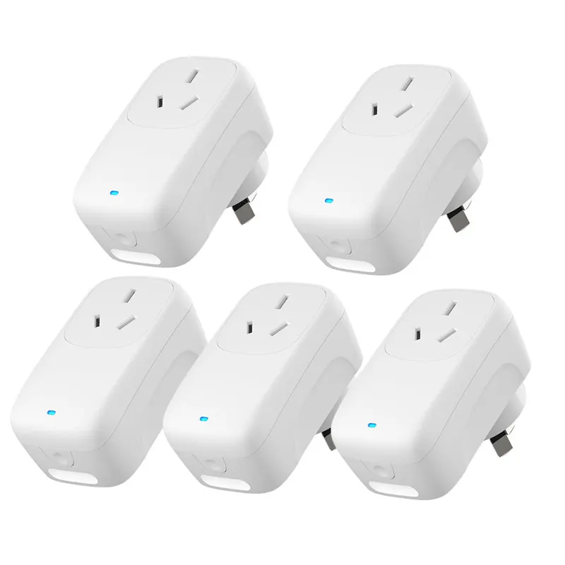 

BroadLink SP4L AU 1/2/5-Pack Wifi smart Socket Plugs Sockets Smart outlets Voice control by Alexa and Google Home Siri