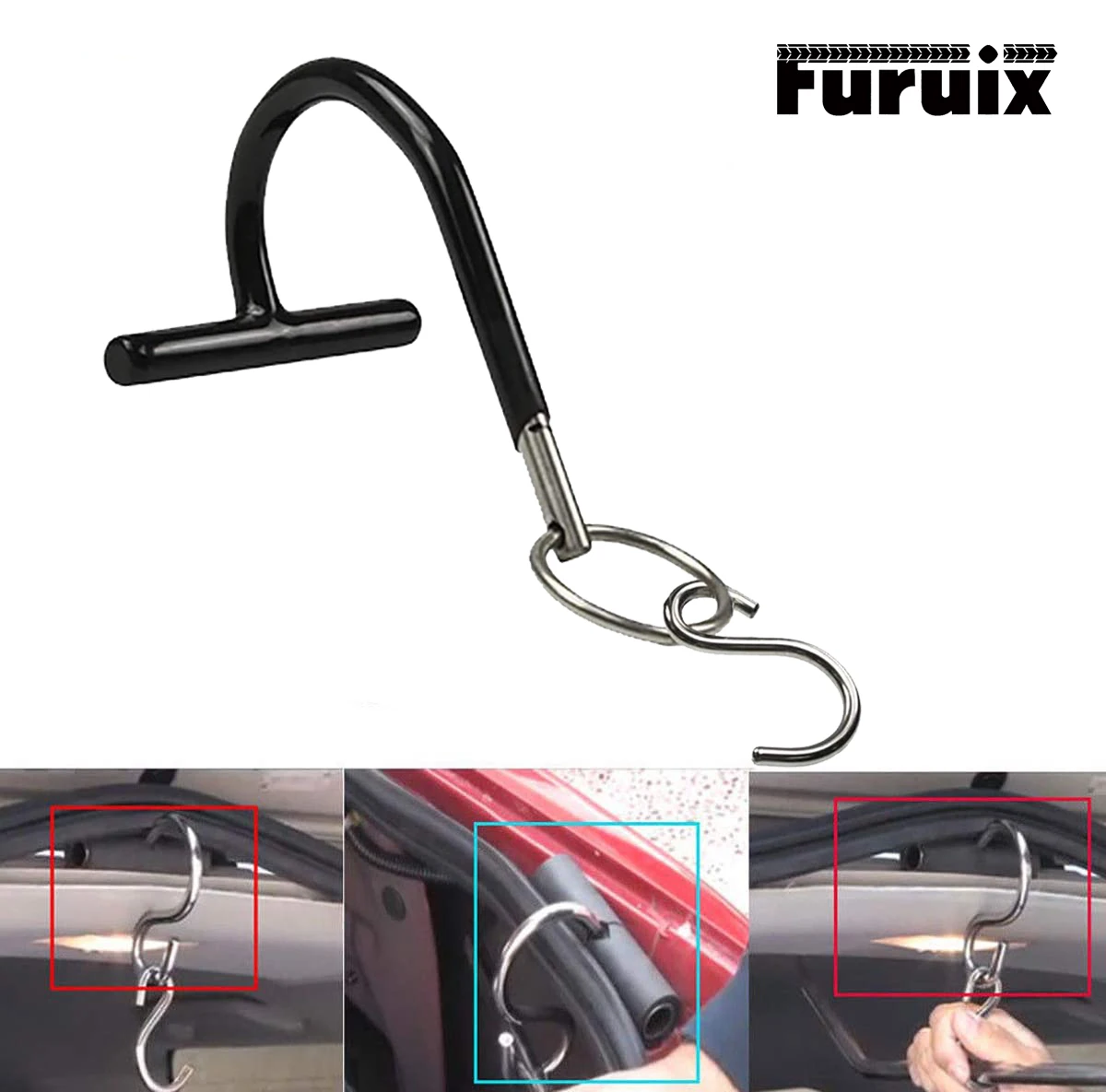 With S-Hook T-Lever Holder Tool Paintless Dent Repair Tools Paintless Dent Removal Tools Hail Rod panitless dent repair tools high quality strap tools for hook with s hook tools