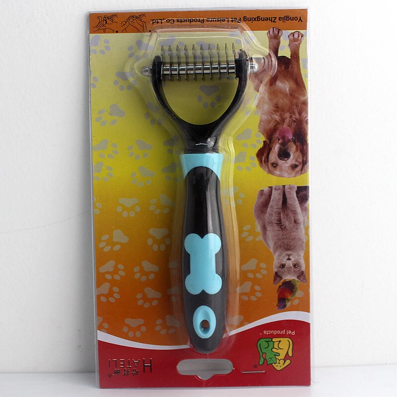 MTL собака кисточки Dematting Уход за лошадьми Deshedding инструмент триммер гребень грабли 10/13/18 лезвие