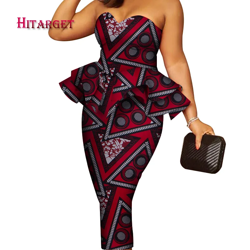 Платье для вечерние ринки/свадьбы с нагрудным вырезом платья Африканским