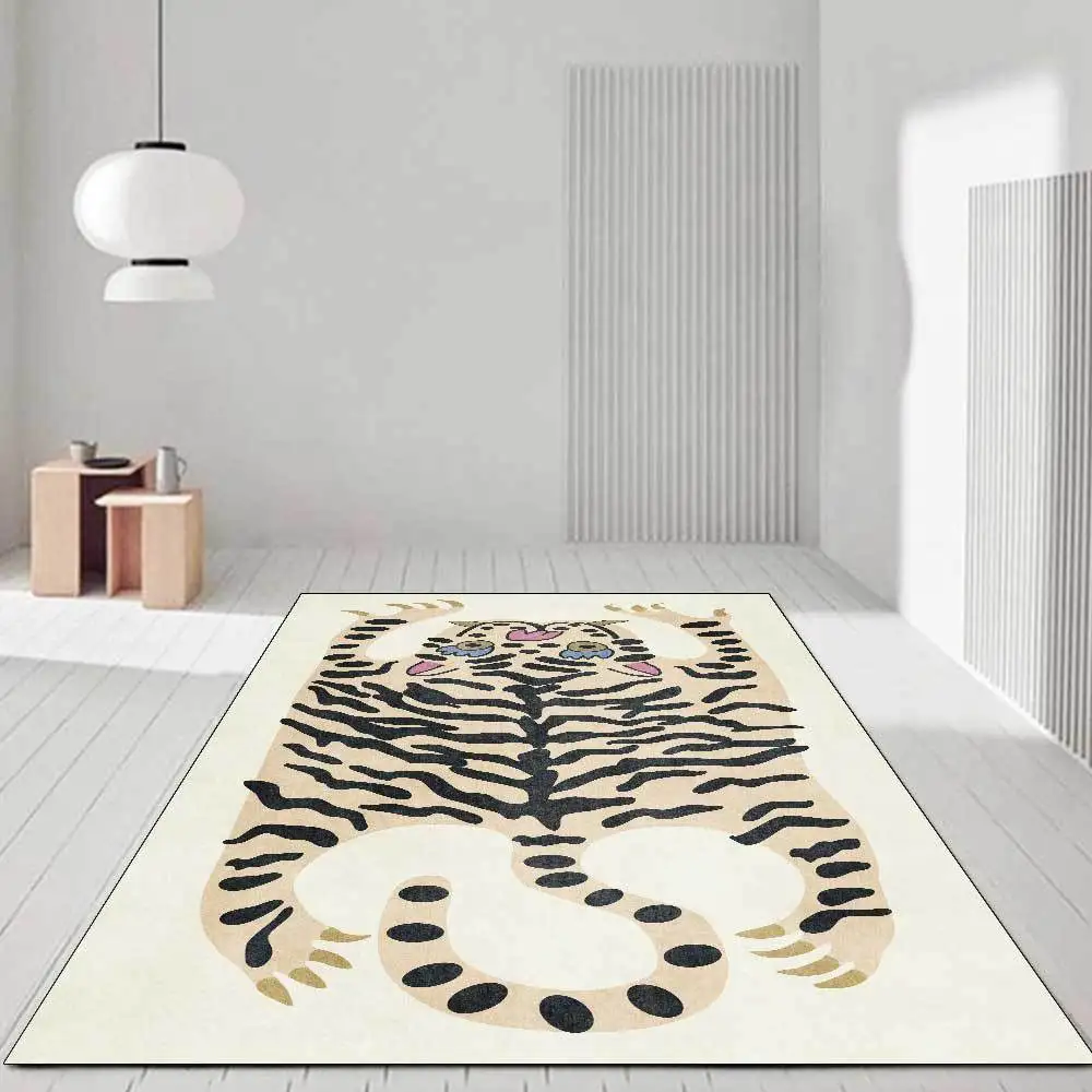 

Walking Lion Tiger Area Rugs Carpet Floor Carpet Bedroom Doormat Non-slip Mat Living Room Large boys Kids Girls