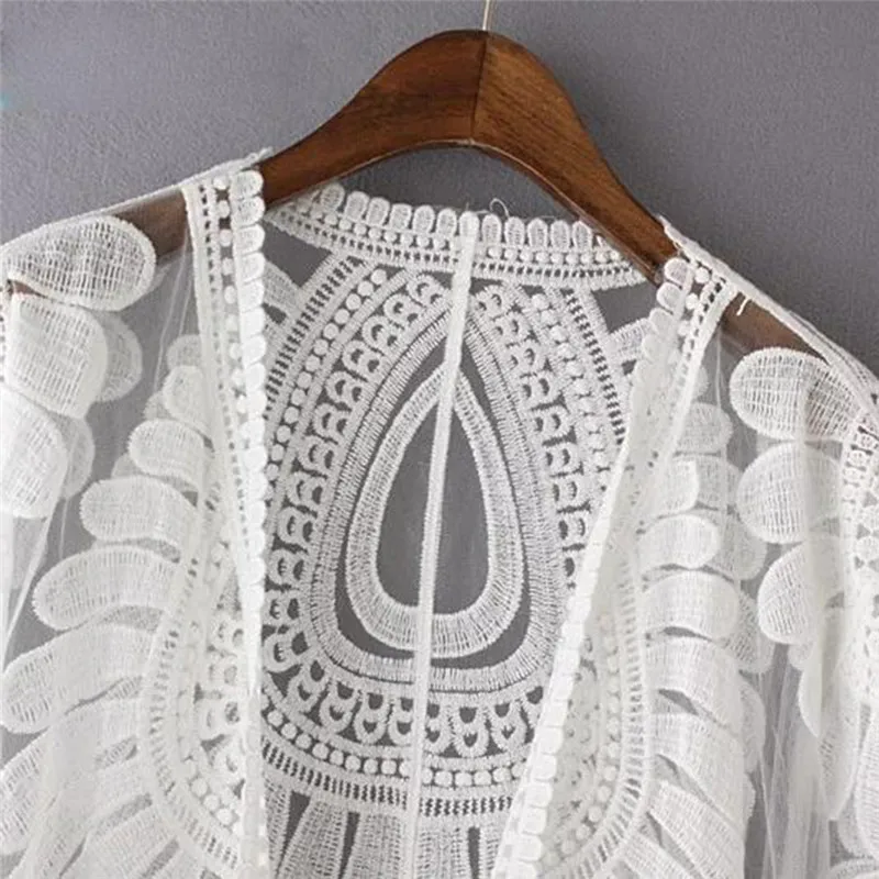 Новинка летний купальник кружевной ажурный вязаный крючком Пляжное бикини