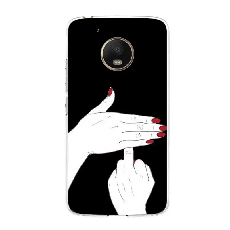 

Text Black Phone Case For Motorola G9 Plus G7 Play G8 Power Lite Soft Silicone Cases For Moto G5 G5S G6 E5 G9 Play Back Cover Sh