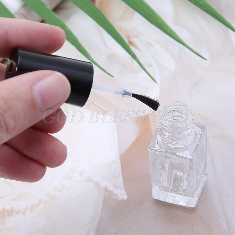 Пустой контейнер для лака ногтей 3/5/10/15 мл стеклянный флакон прозрачный