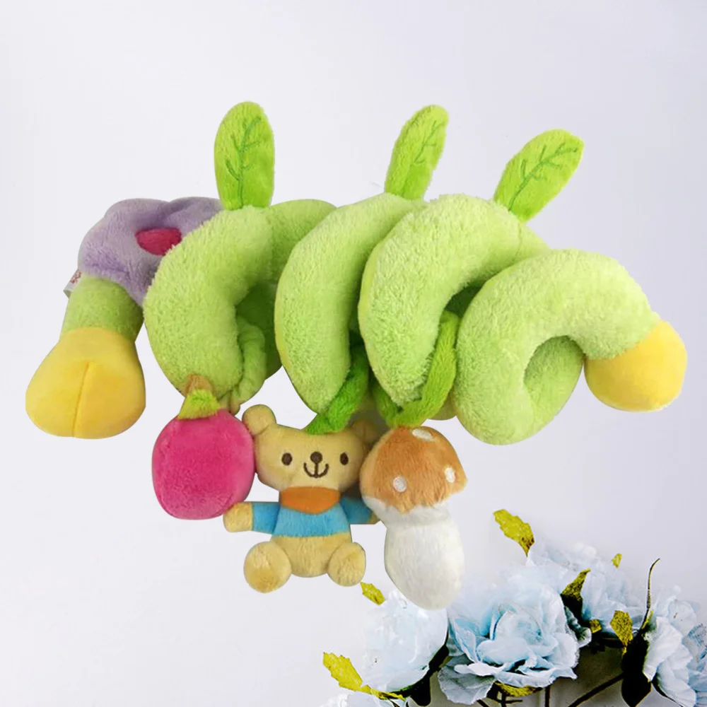 

Baby Infant Crib Toy Wrap Around Crib Rail Toy Stroller Toy Baby Educational Plush Toys