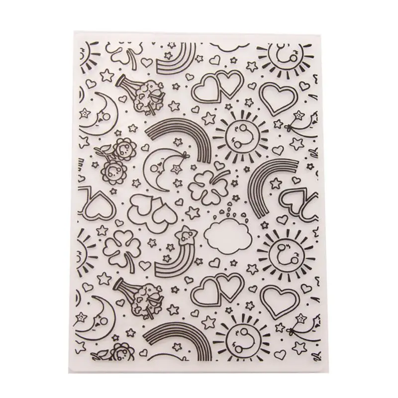 Пластиковый шаблон для выбивания папок DIY альбом скрапбукинга фотоальбом