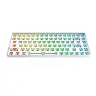 Профессиональная игровая клавиатура Tester84, набор сделай сам, проводная клавиатура с подсветкой типа c, рукоятка для горячей клавиатуры, фоторазъем Rgb Symp I2t5