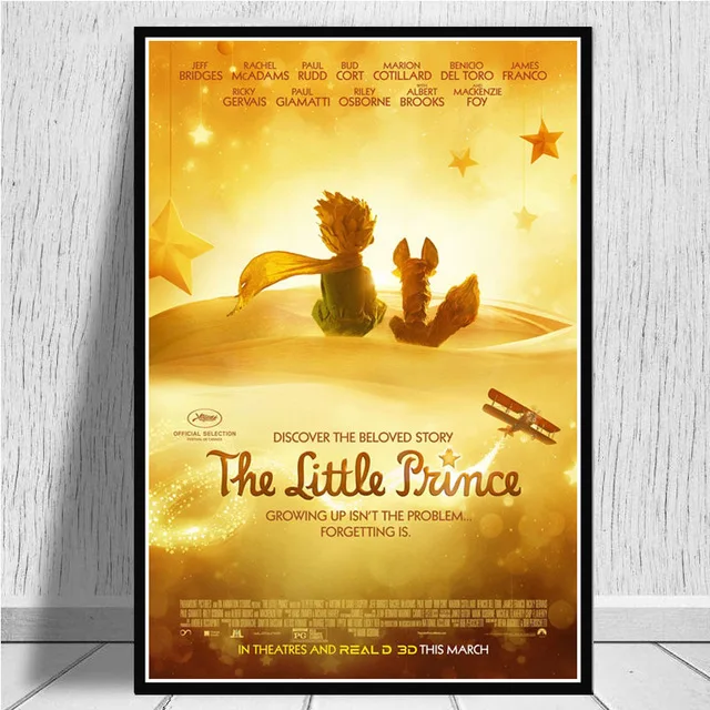 Canvas Painting Wall Artwork Printed Home Decoration The Little Prince Movie Modular Pictures Nordic Style Poster Children Room | Дом и сад