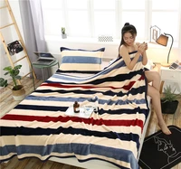 summer bed blankets luxury coral fleece fabric comfy soft plush oversized flannel keep warm plush quilt bedspread mattress sheet
