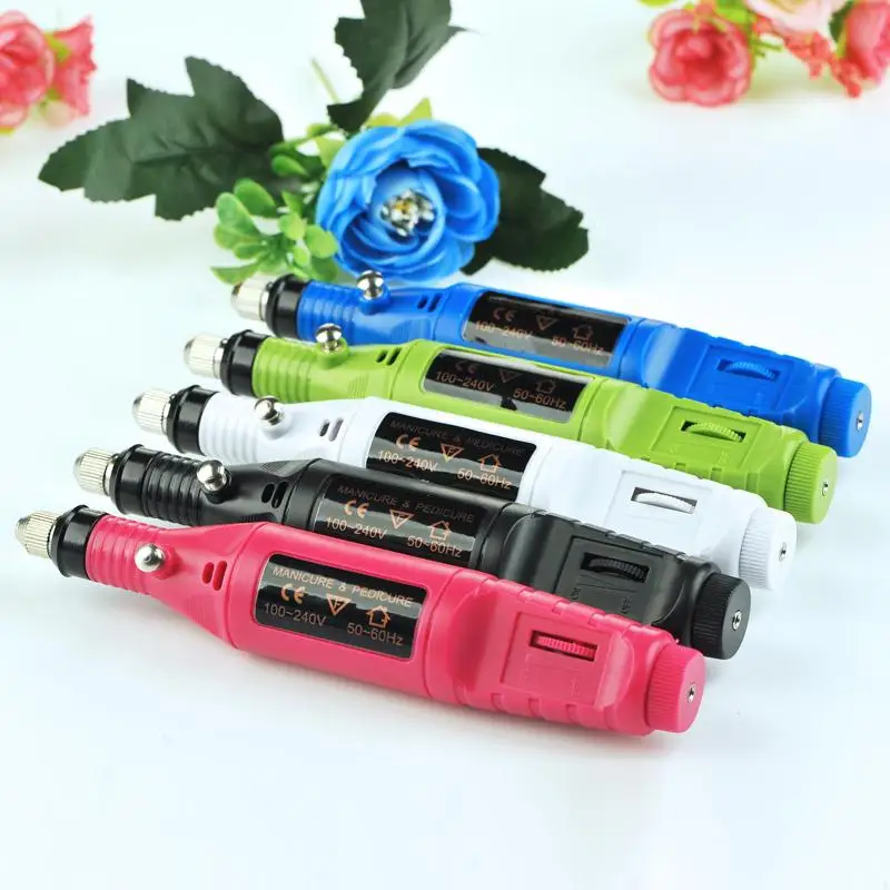

1PC Electric Nail Boring Machine Professional Manicure Polishing Machine Mini Nail File Nail Drill Pedicure Tool EU/US Plug