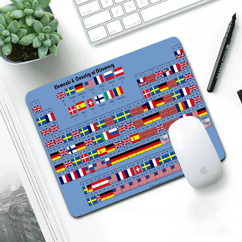 

the Periodic Table of The Elements Mouse Pad 180x220/250X290mm Mousepad Gamer Computer Desk Mat Pad Gamer Mouse Mat for PC