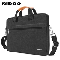 nidoo laptop bag sleeve 10 13 14 15 6 17 3 inch waterproof notebook case for macbook air pro computer shoulder handbag briefcase