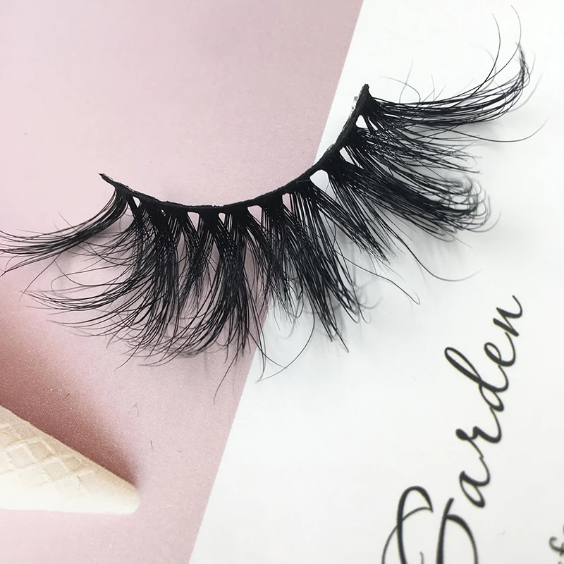 Супер длинные ресницы 6 пар/лот 27 мм 5d норковые с бесплатной мраморной упаковкой