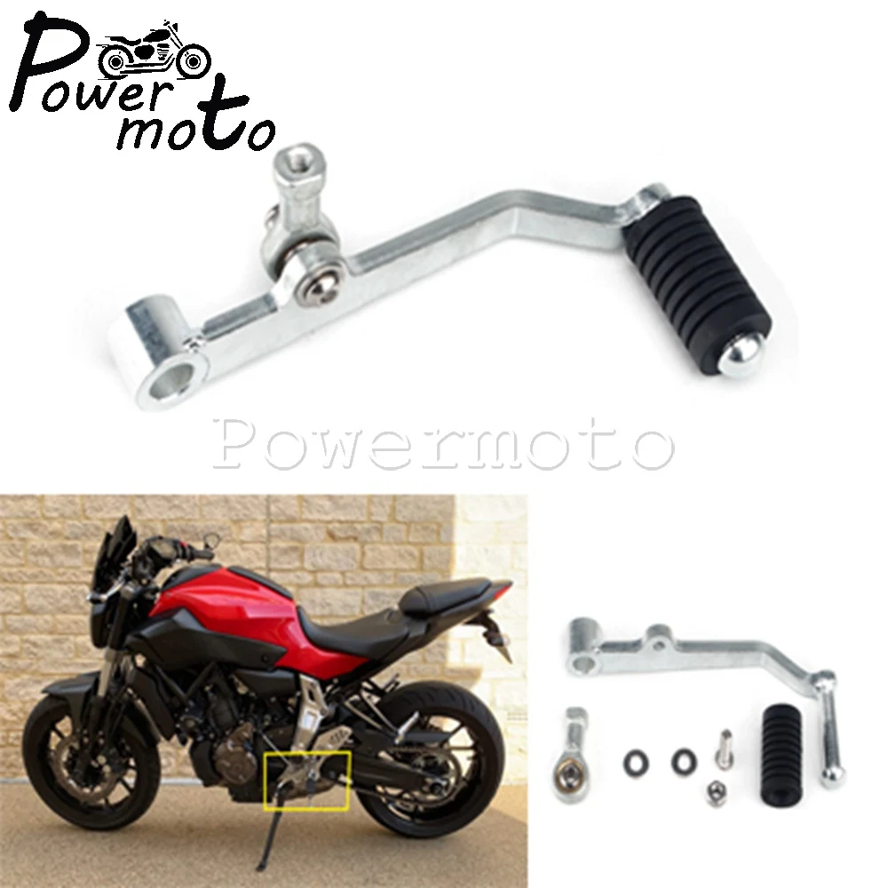 

Рычаг переключения передач для мотоцикла, педаль переключения передач, рычаги переключения передач, сталь для Yamaha MT-07 Tracer 700/GT FZ-07 XSR 700 XSR700 ...