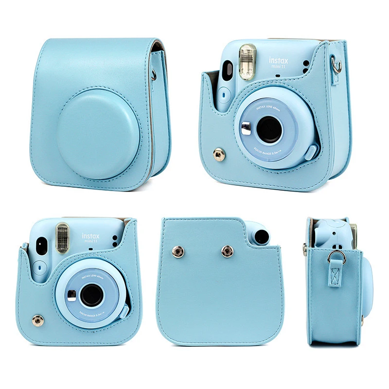 Чехол-книжка из искусственной кожи для камеры Fujifilm Instax Mini 11 чехол-защитная сумка
