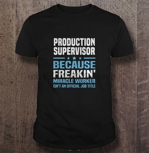 Мужская футболка производственный Супервайзер потому что чудо-работник не