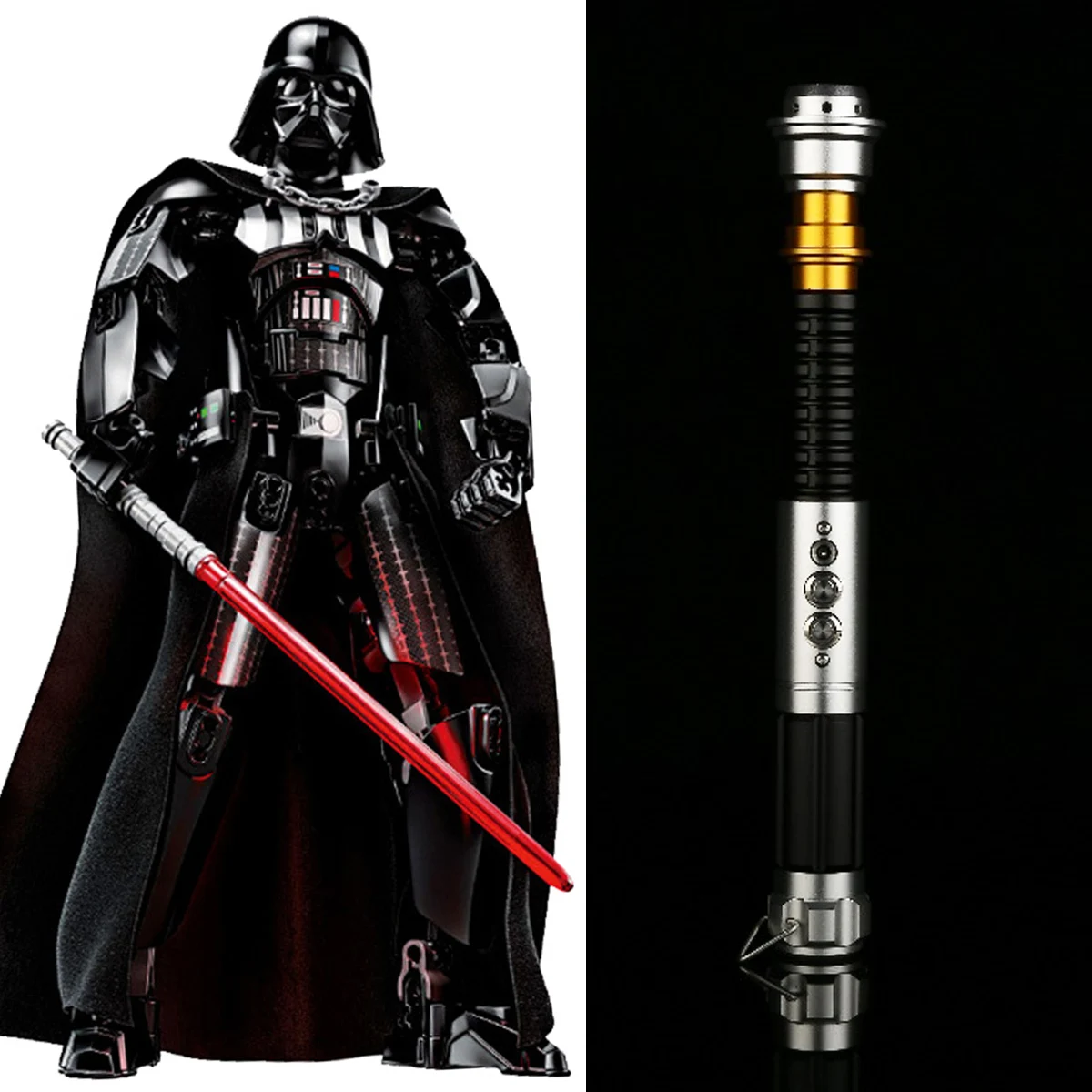 

RGB Lightsaber 11 Color Changing Metal Hilt Heavy Dueling Obi-wan Kenob The Wars Sound Kids Toys Laser Sword Halloween Cosplay