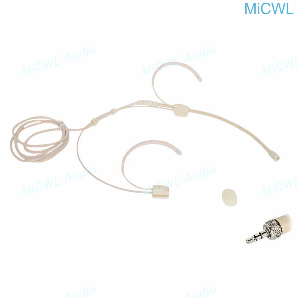 Кожа бежевая Цвет гарнитуры на голове микрофон для Sennheiser G2 G3 G4 Беспроводной