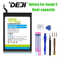 deji original battery for xiaomi 5 bm22 with free tools kit high capacity 3000mah batteries replacement fresh battery