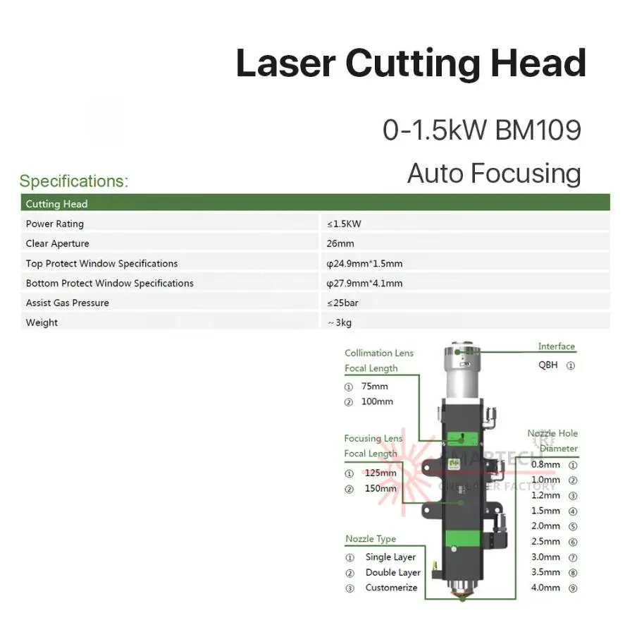 BM12 Raytools волоконная Лазерная режущая головка с автофокусировкой BM111 /BM109|Запчасти